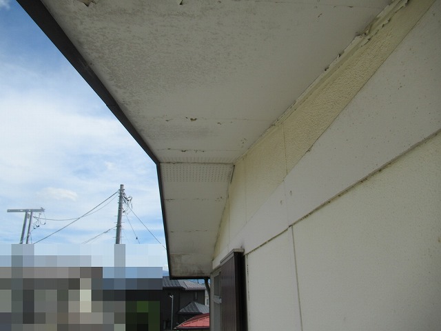 甲府市　外壁塗装工事　現場調査